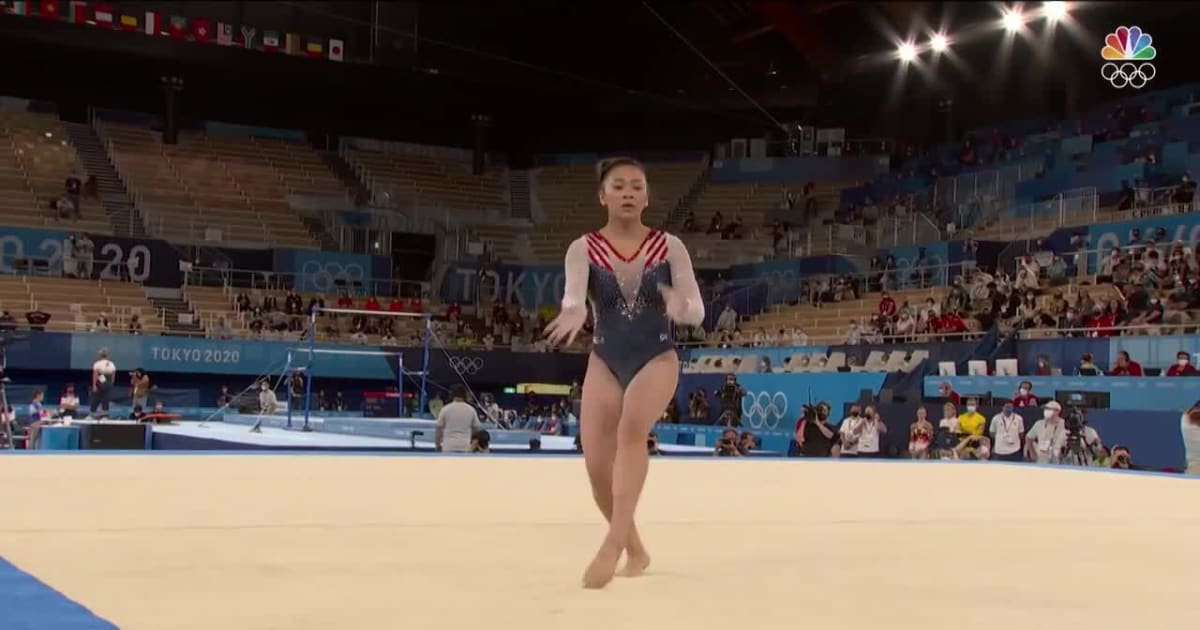 Team USA Sunisa "Suni" Lee Performs a Stunning Floor Routine En Route